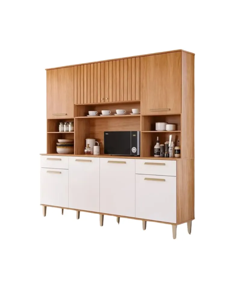 ARMARIO DE COZINHA MGM COMPACT DIAMANTE 2MT 8 PORTAS 2 GAVETA