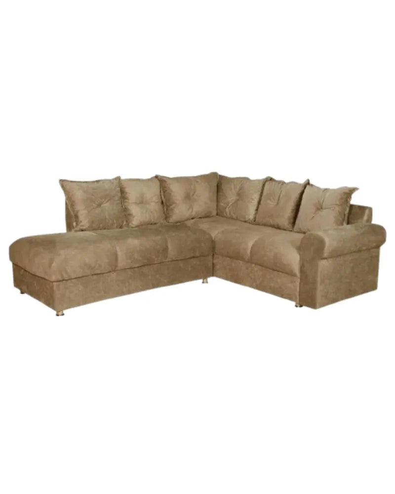 CONJUNTO ESTOFADOS CANTO OESTE CANTO VERONA CARAMELO