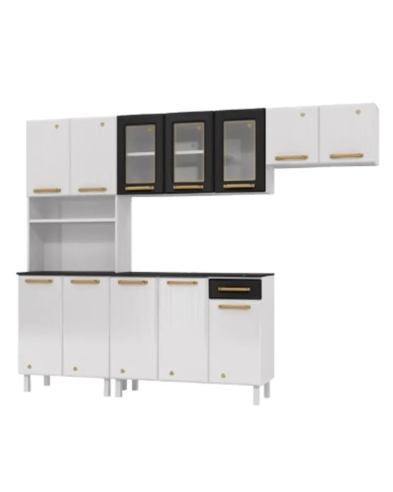 COZINHA DE AÇO TELASUL 4 PEÇAS CRISTAL COMPACTA C/BALCA