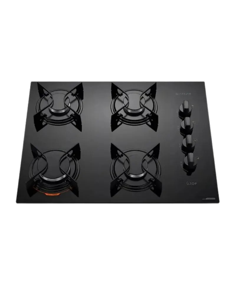 FOGAO COOKTOP ATLAS 4B UTOP PRETO