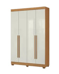 GUARDA ROUPA ARAMOVEIS 4 PORTAS 2 GAVETAS INT C/PES