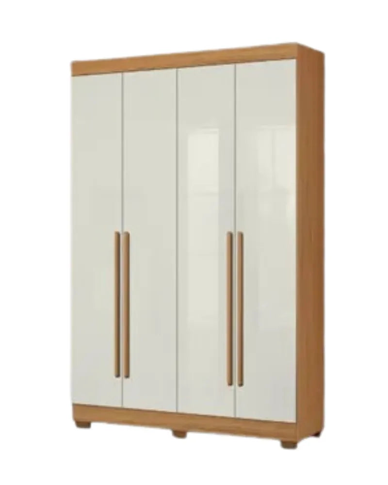 GUARDA ROUPA ARAMOVEIS 4 PORTAS 2 GAVETAS INT C/PES
