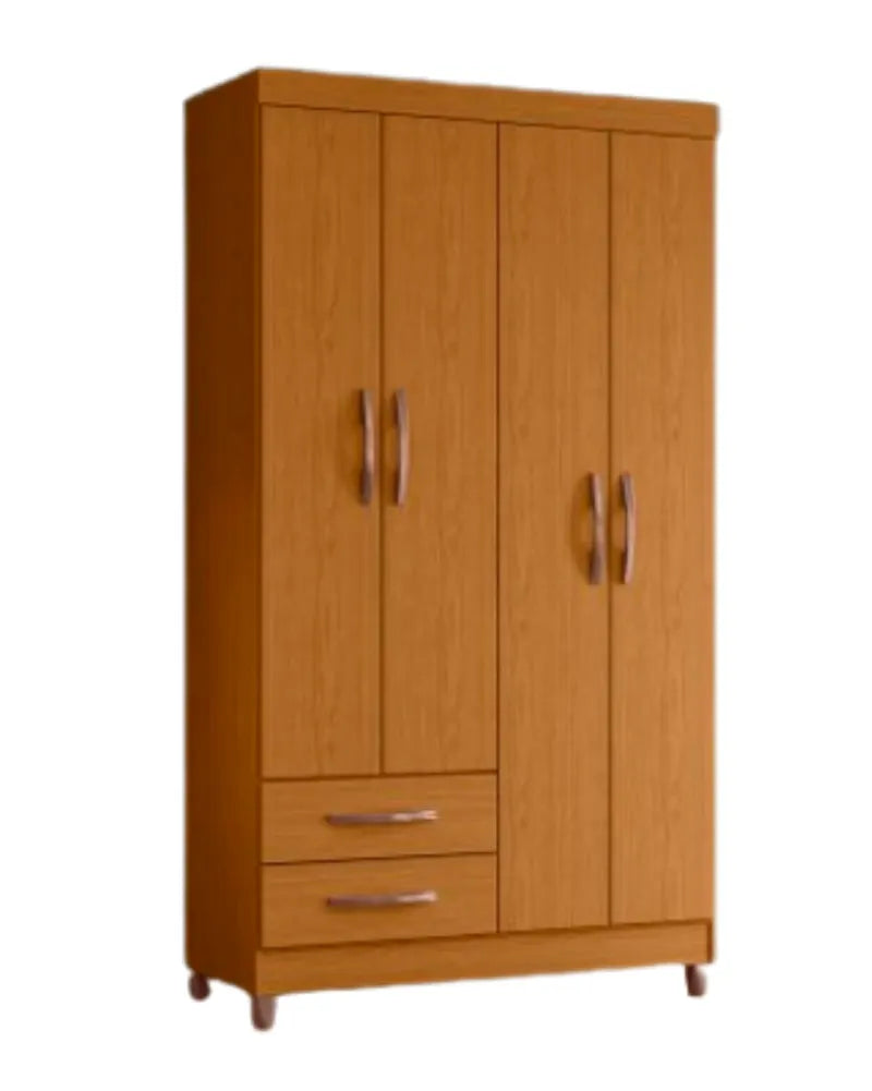 GUARDA-ROUPA ALBATROZ AMBAR 4 PORTAS