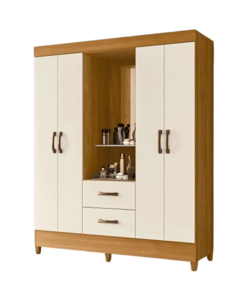 GUARDA-ROUPA ALBATROZ MOBI CAPELA 4 PORTAS