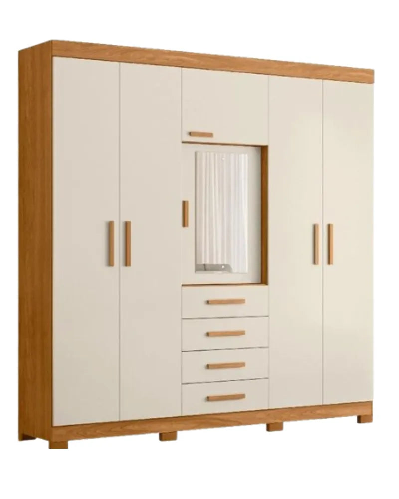 GUARDA-ROUPA ALBATROZ VIRTUS 6 PORTAS