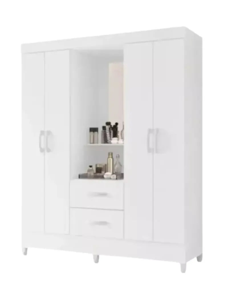 GUARDA-ROUPA ALBATROZ MOBI CAPELA 4 PORTAS