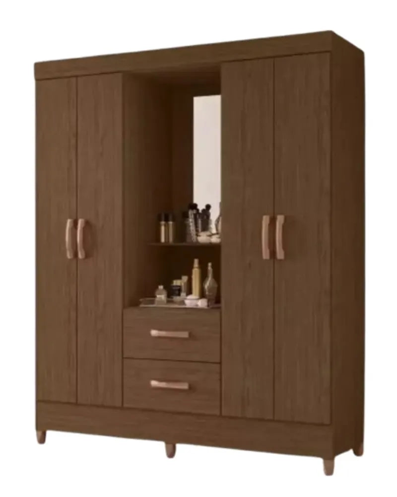 GUARDA-ROUPA ALBATROZ MOBI CAPELA 4 PORTAS