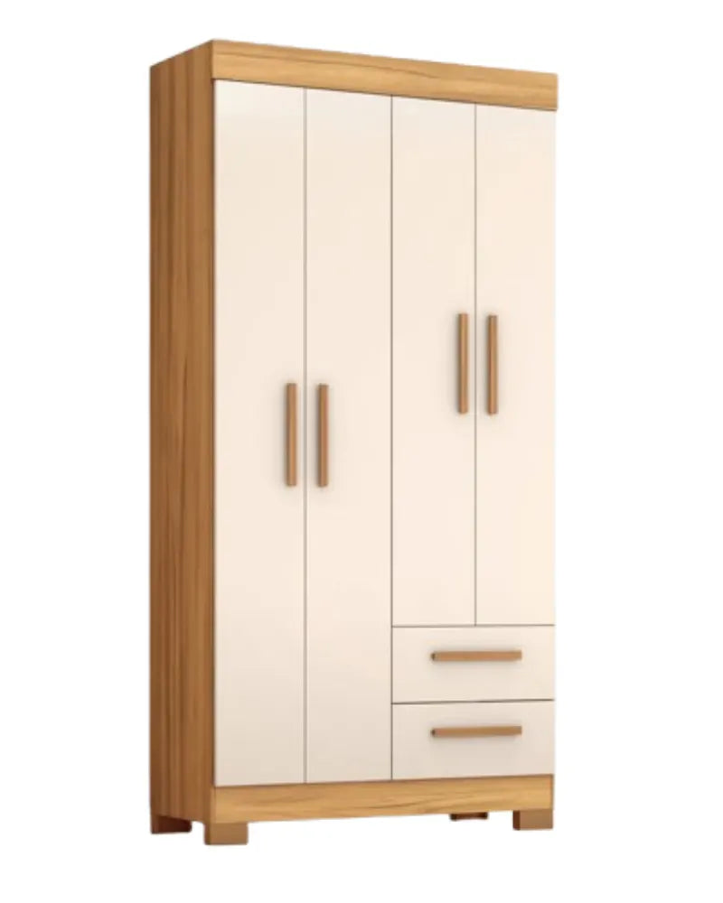 GUARDA ROUPA NOTAVEL NT 6010 4 PORTAS 2 GAVETAS