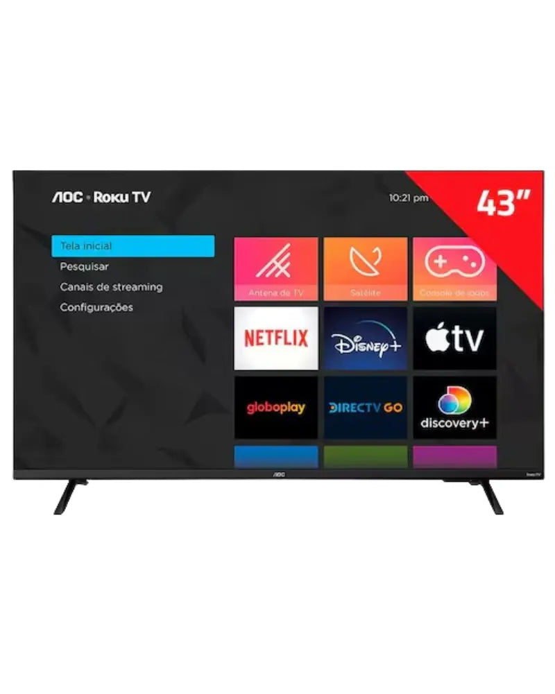 TV 43 AOC ROKU SMART LED FHD 43S5045